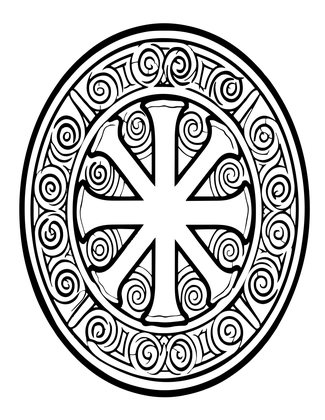 Insular Art Page - Free printable coloring page