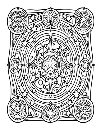 Centaur Constellation - Free printable coloring page