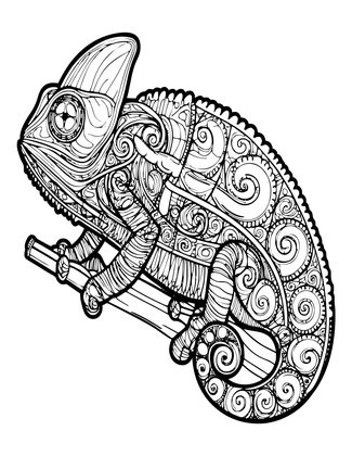 Color Changing Display - Free printable coloring page