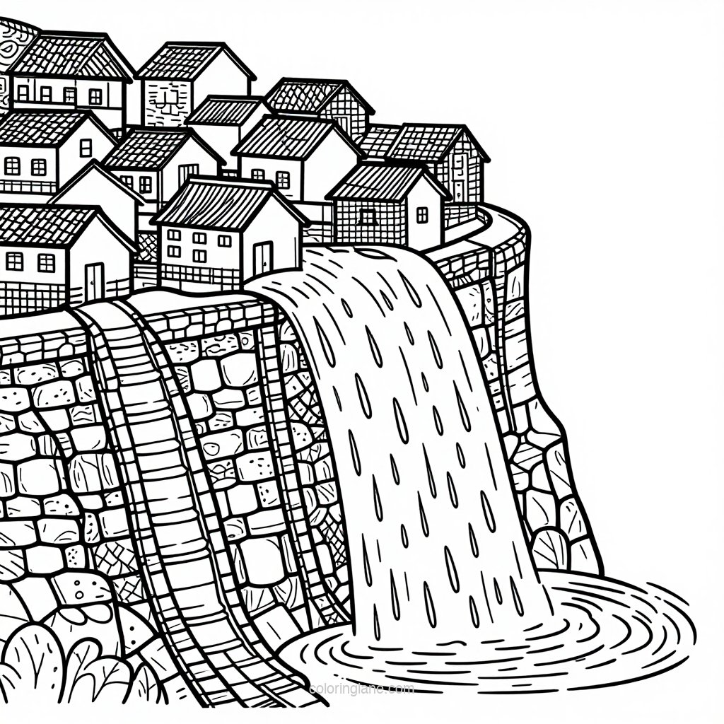 Storm Shelter - free printable coloring page