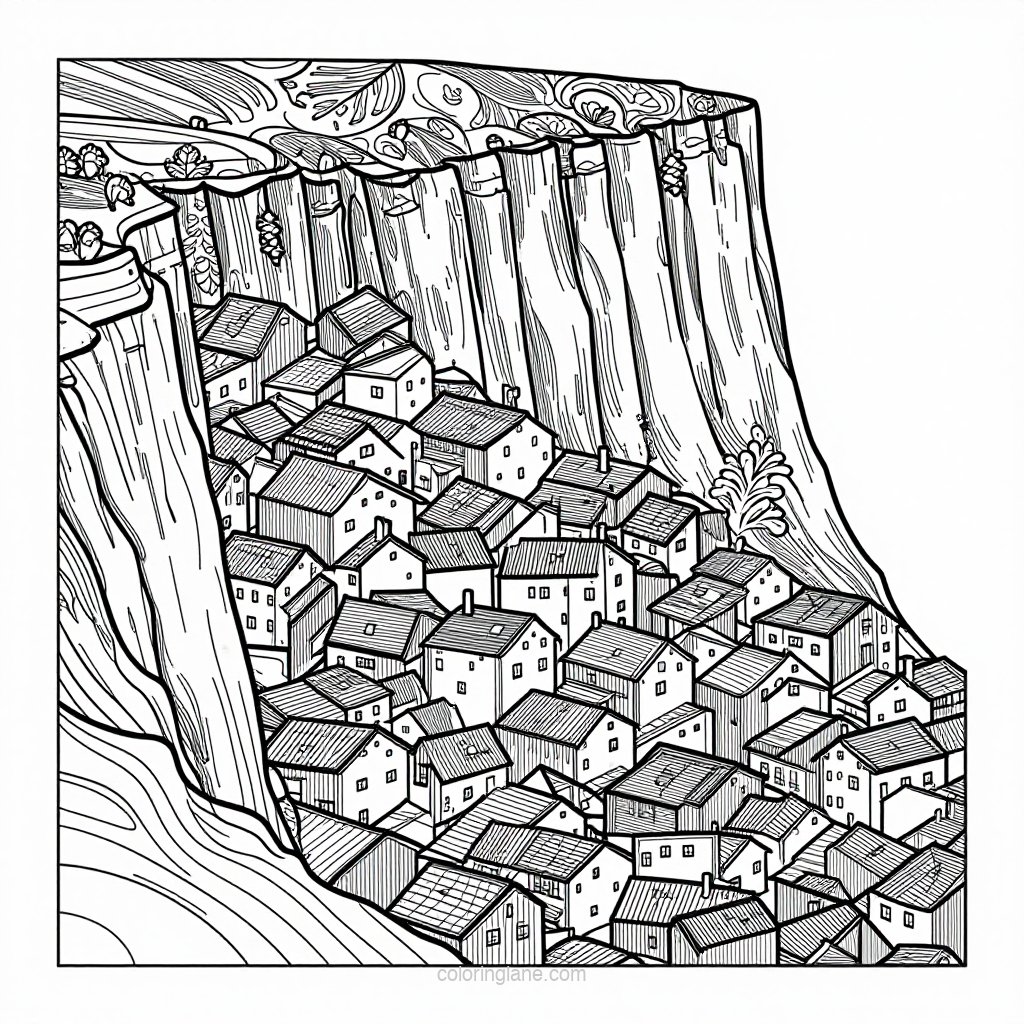 Window Garden - free printable coloring page