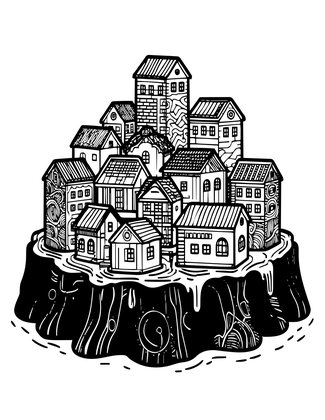 Volcanic Rock - Free printable coloring page