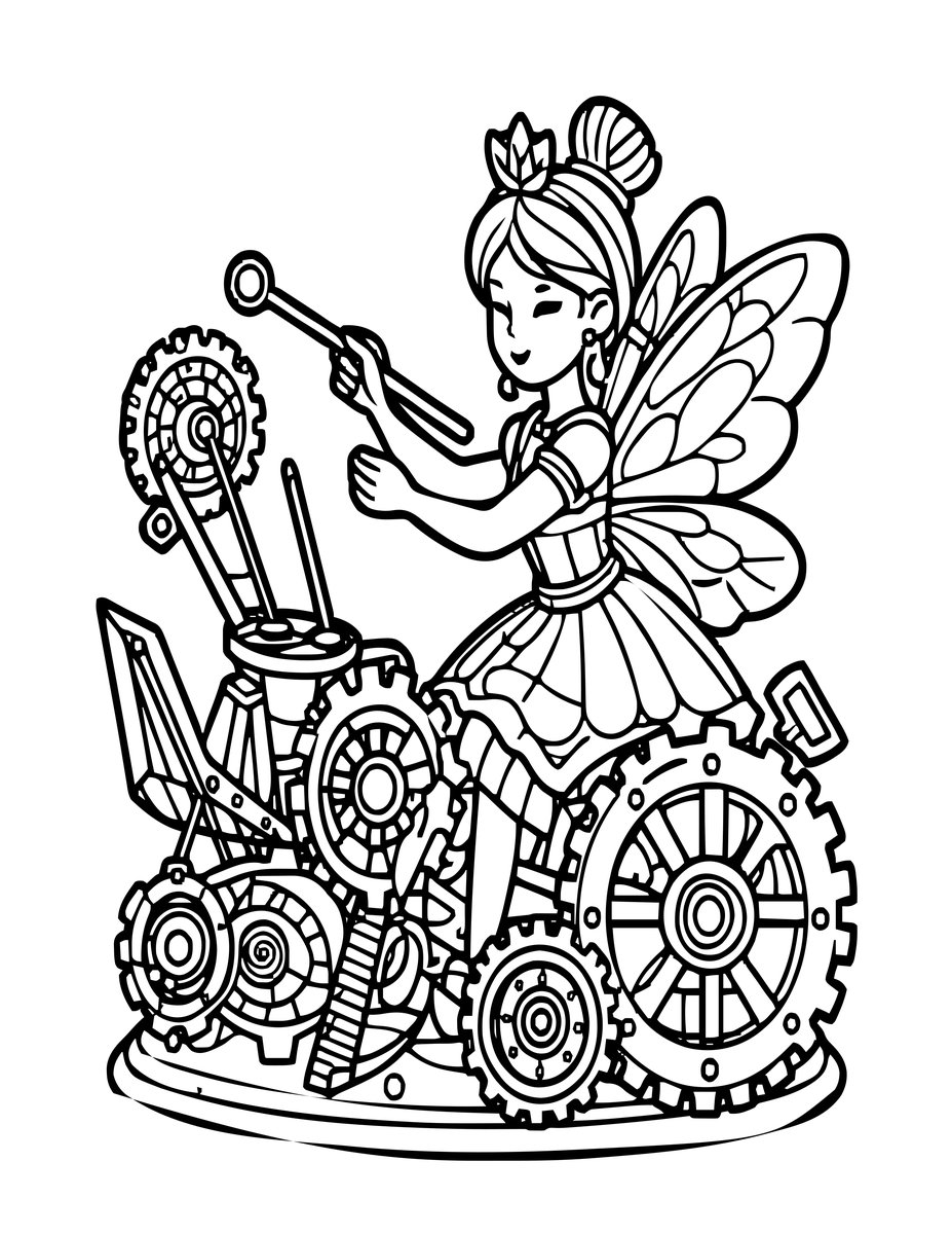 Conductor - free printable coloring page