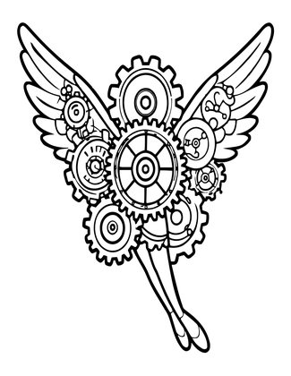 Sprout Wings - Free printable coloring page