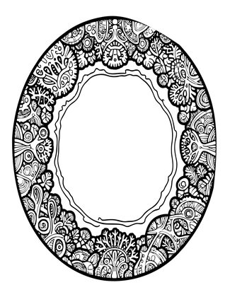 Coral Atoll - Free printable coloring page
