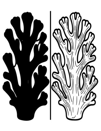 Coral Bleaching - Free printable coloring page