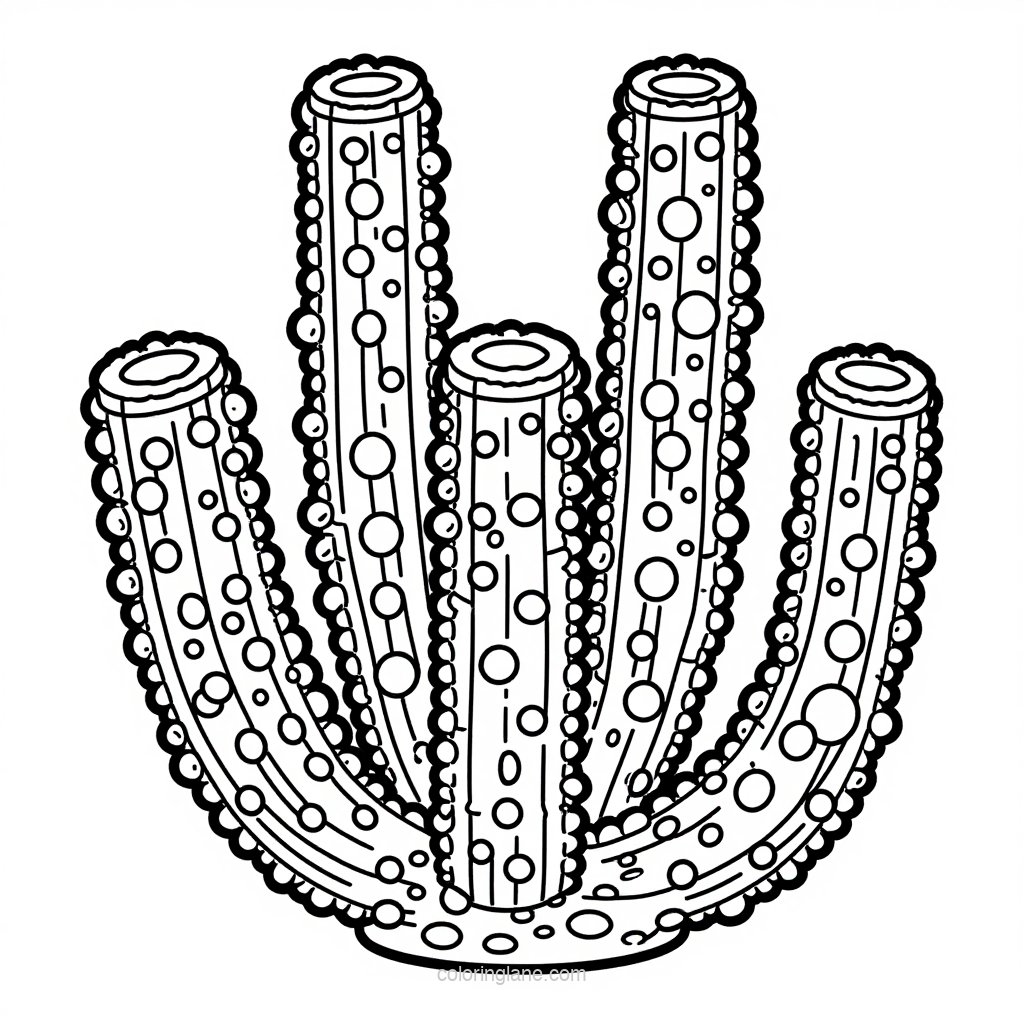 Moorish Idol - free printable coloring page