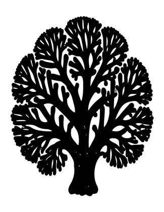 Fan Coral - Free printable coloring page