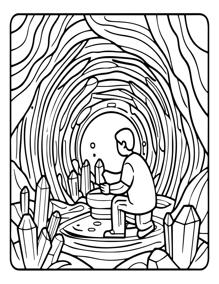 New Discovery - free printable coloring page