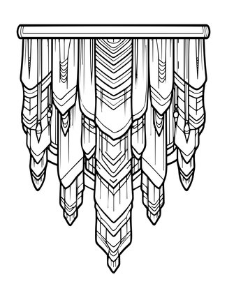 Calcite Curtain - Free printable coloring page