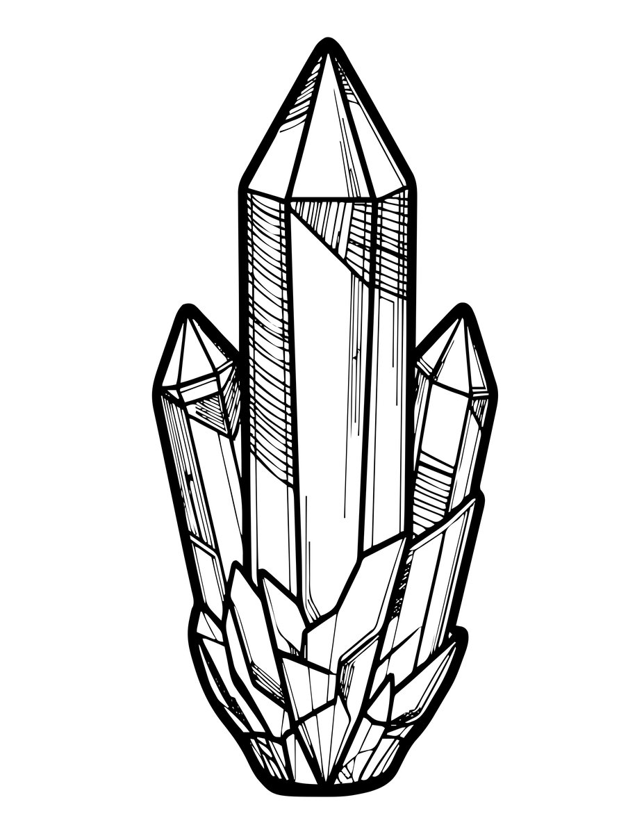 Selenite Tower - free printable coloring page