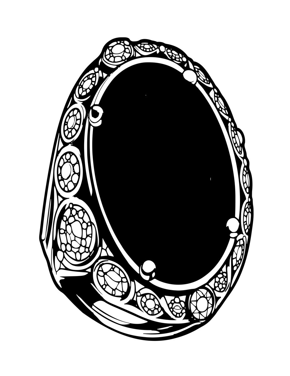 Ruby Ring - free printable coloring page