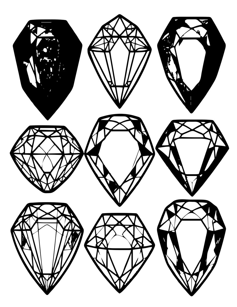 Sapphire Collection - free printable coloring page