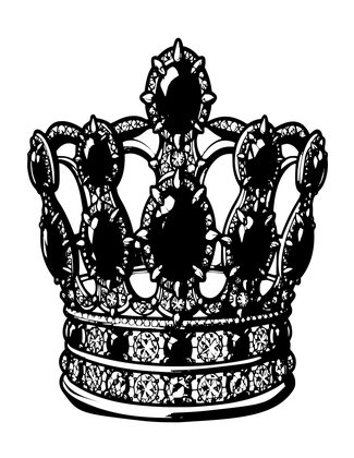 Crown Jewels - Free printable coloring page