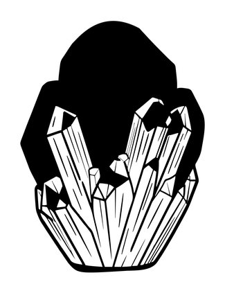 Fluorite Octahedron - Free printable coloring page