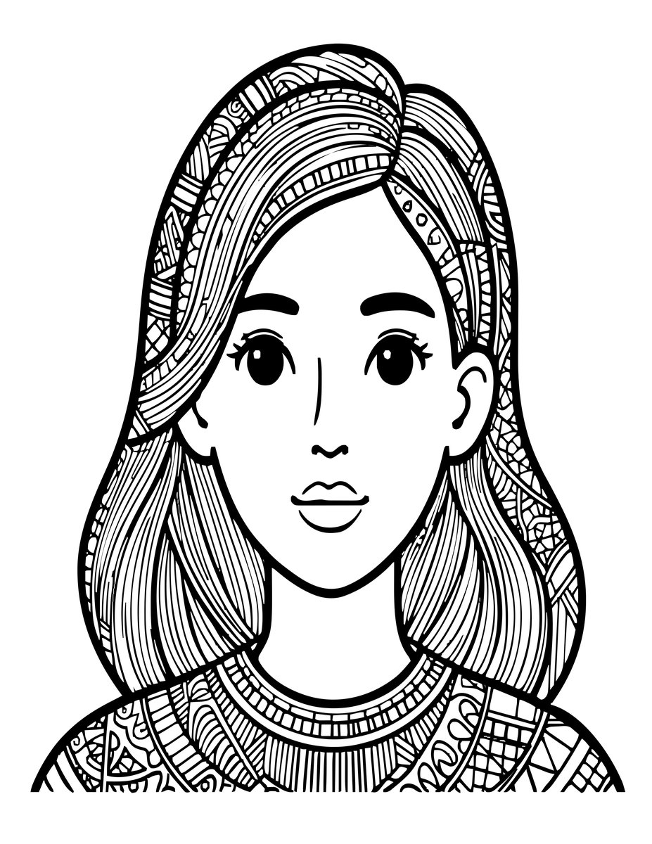 Haunted Painting - free printable coloring page