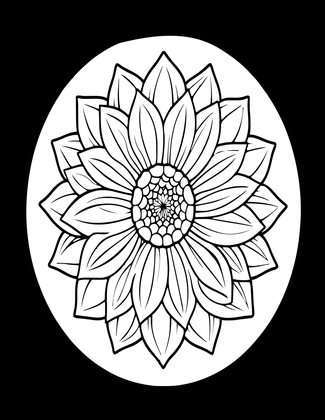 White Dinner Plate - Free printable coloring page