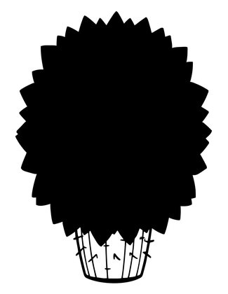 Cactus Dahlia - Free printable coloring page