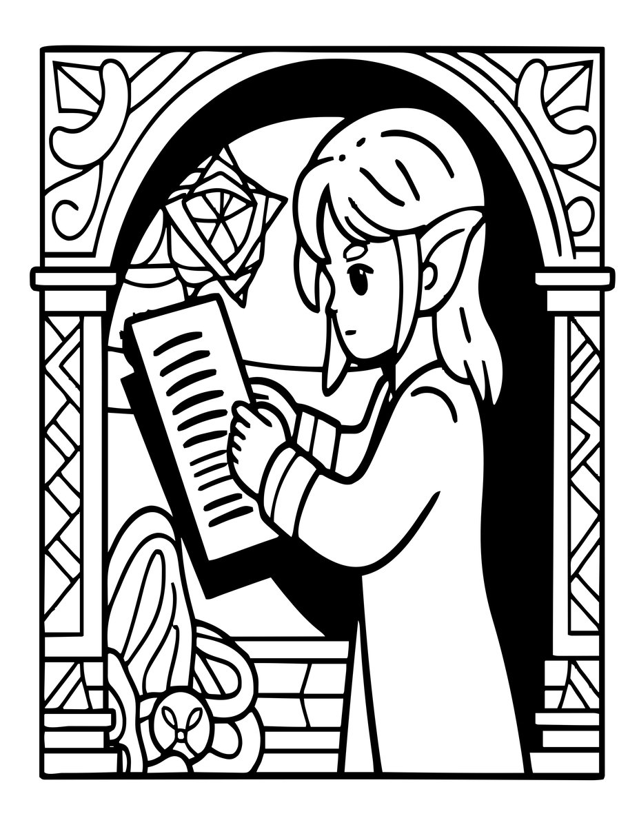 Betrayal Scene - free printable coloring page