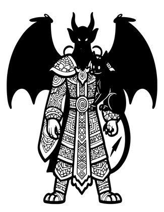 Pet Bat - Free printable coloring page