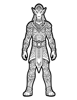 Tattooed Body - Free printable coloring page