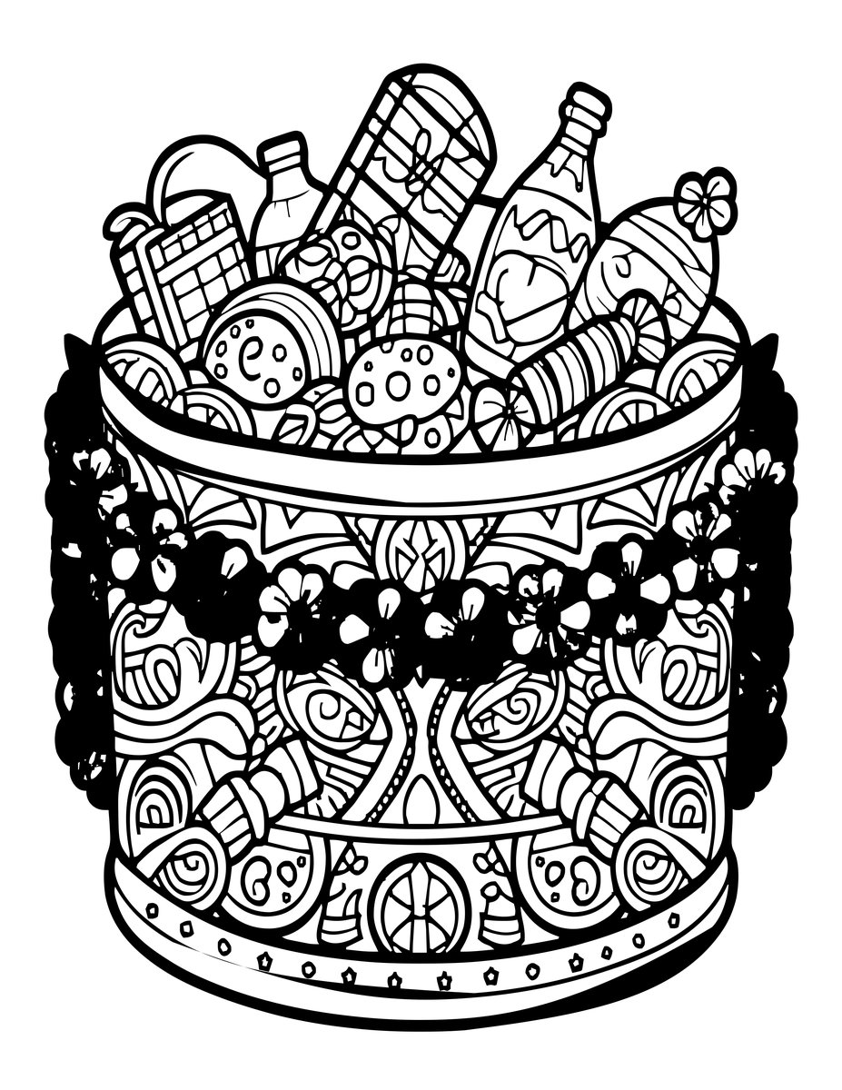 Child's Ofrenda - free printable coloring page