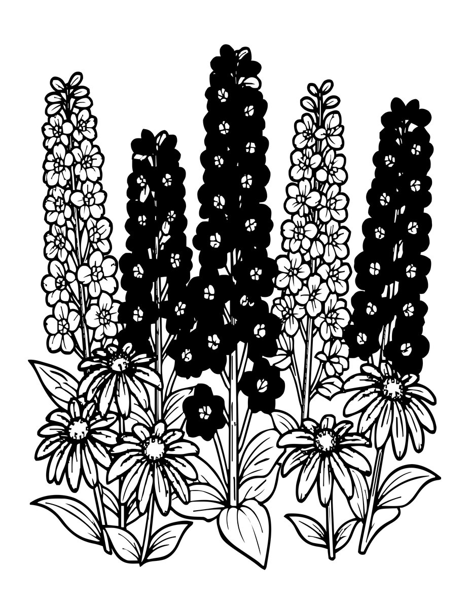 Blue and Gold - free printable coloring page