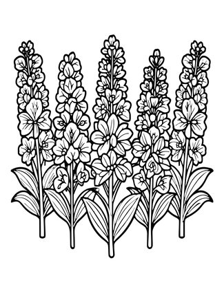 Wedding Flowers - Free printable coloring page