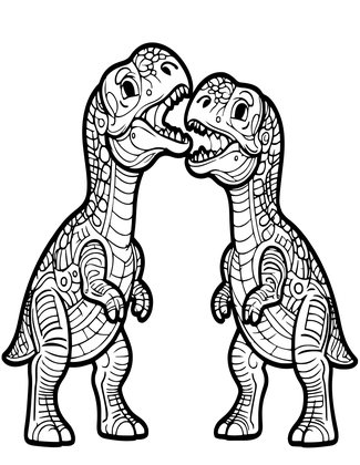 Pachycephalosaurus - Free printable coloring page