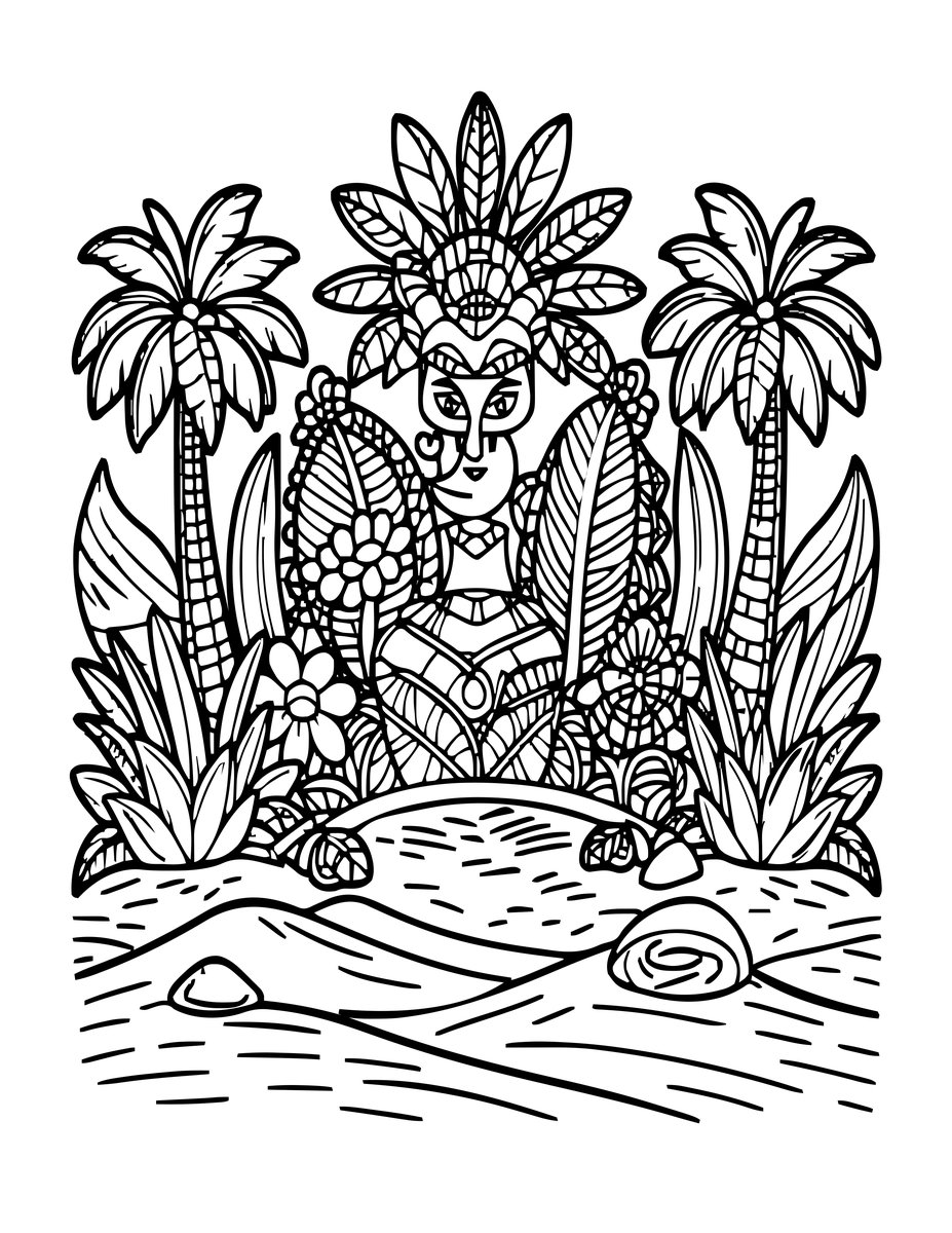 Garden Creator - free printable coloring page