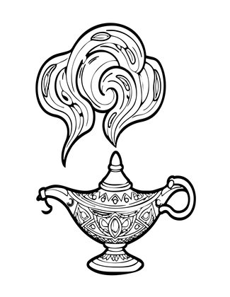 Smoke Emergence - Free printable coloring page