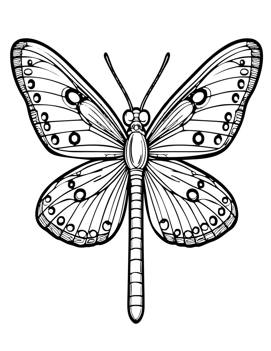 Twelve Spotted - free printable coloring page