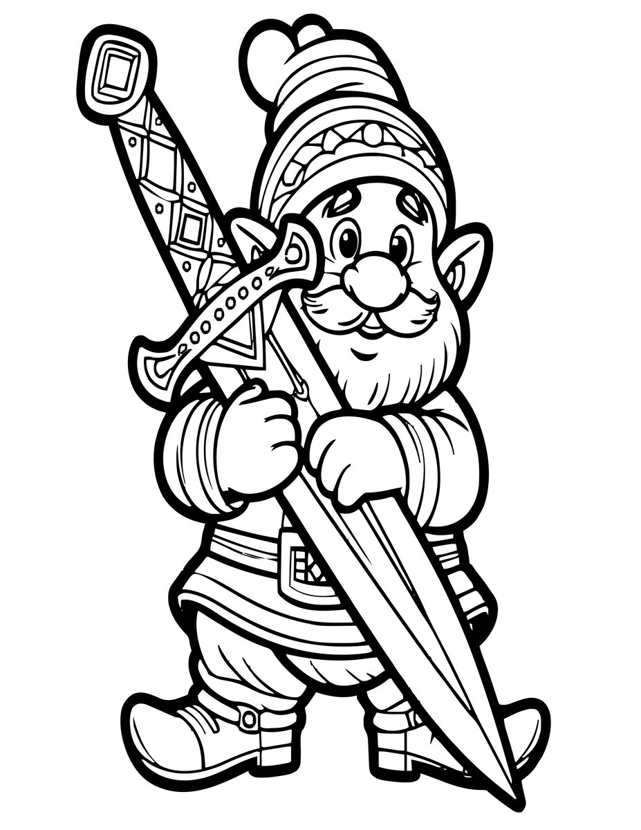 Gem-Setting Workshop - free printable coloring page