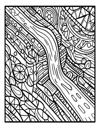 Lava Forge - Free printable coloring page