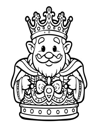 Crown Commission - Free printable coloring page