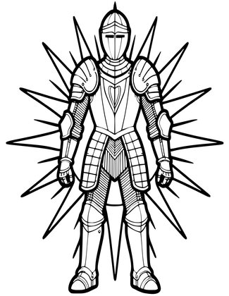 Armor of Light - Free printable coloring page