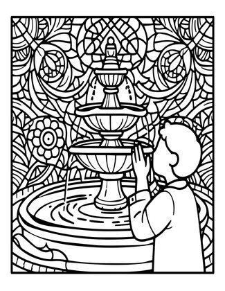 Wish Granted - Free printable coloring page