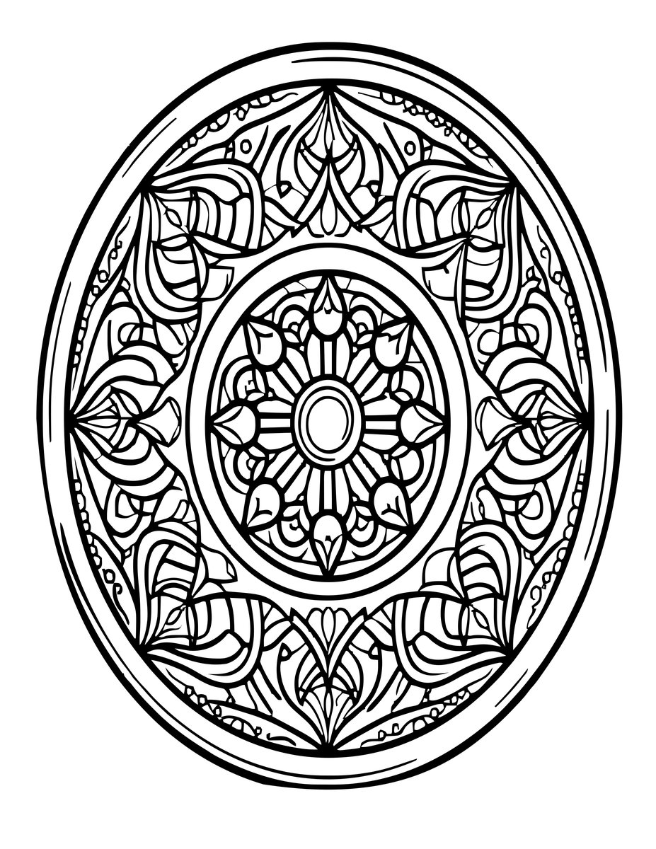 Water Mirror - free printable coloring page