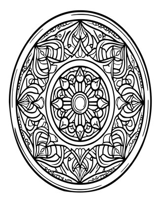 Water Mirror - Free printable coloring page