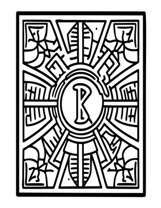 Mirror Frame Detail - Free printable coloring page