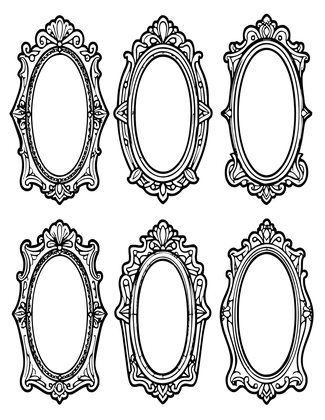 Mirror Gallery - Free printable coloring page