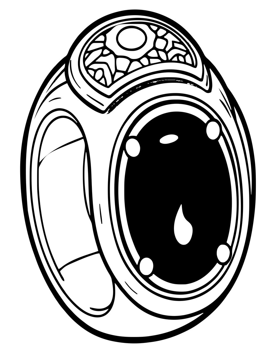 Fire Ring - free printable coloring page
