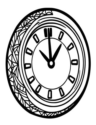 Ring of Time - Free printable coloring page
