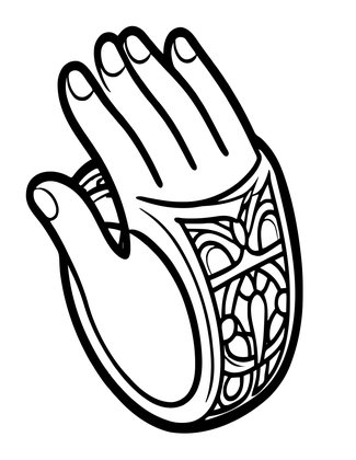 Ring of Invisibility - Free printable coloring page