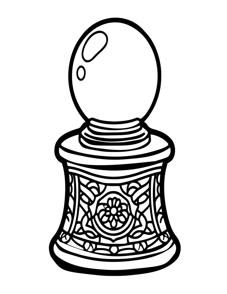 Life Staff - free printable coloring page