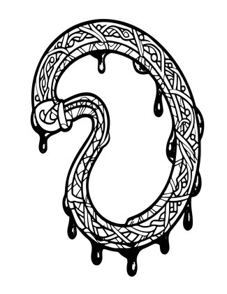 Poison Whip - Free printable coloring page