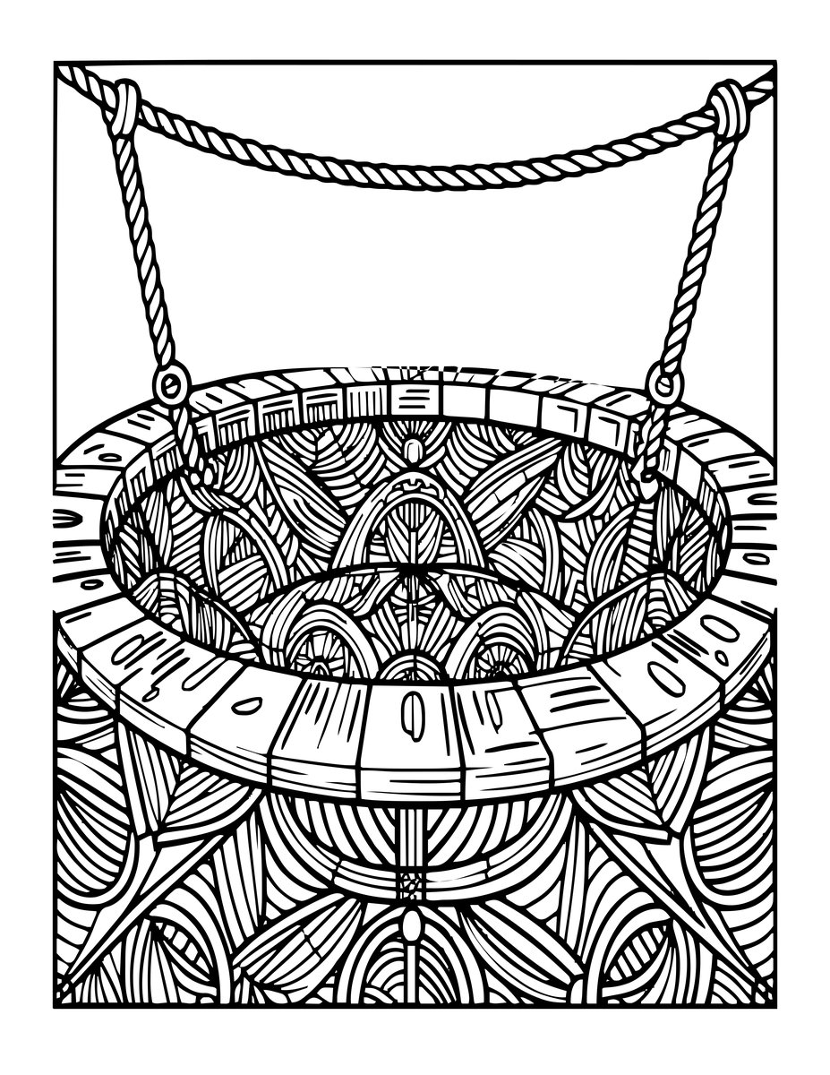 Underwater View - free printable coloring page