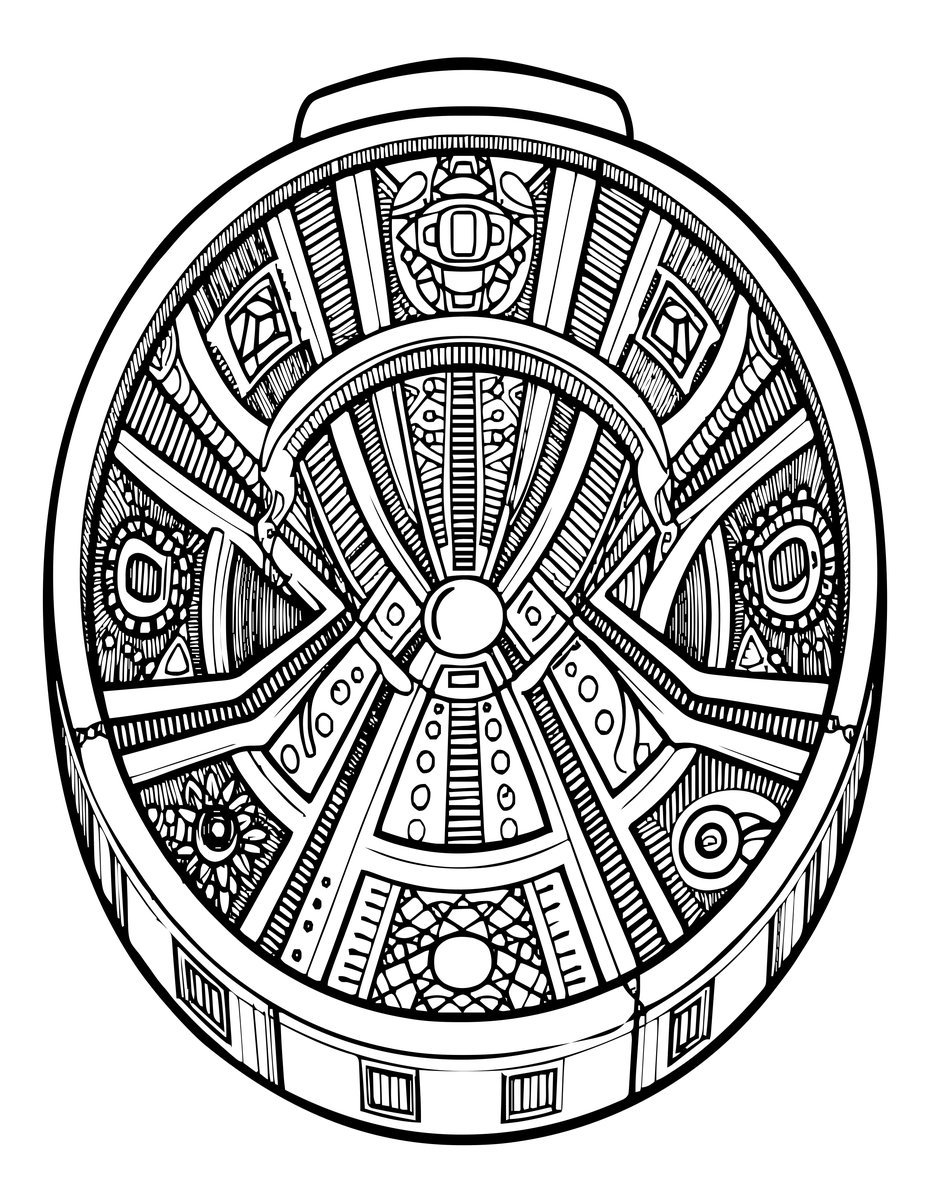 World Below - free printable coloring page