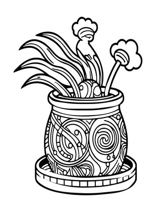 Music Well - Free printable coloring page