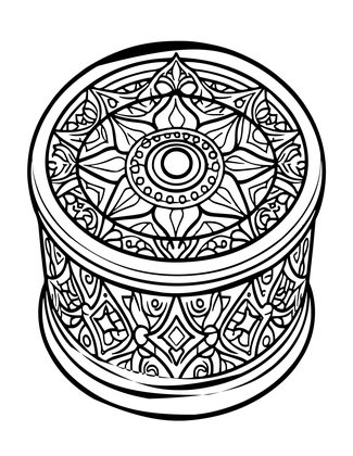 Frozen Well - Free printable coloring page